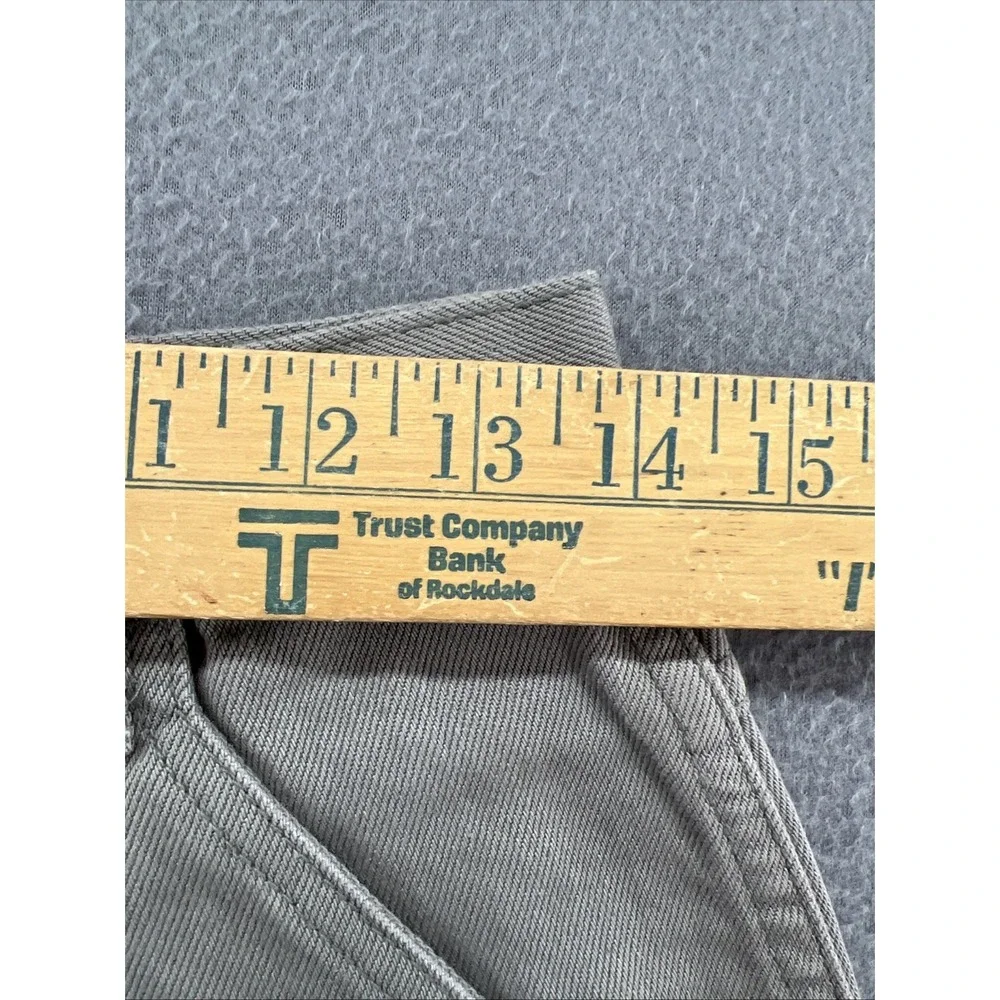 VTG Starex Jeans Boys Sz 16 Gray Carpenter Cotton Duck Ripstop